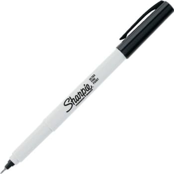 Sharpie® Permanent Ultra-Fine Point Markers, Black, Package Of 12