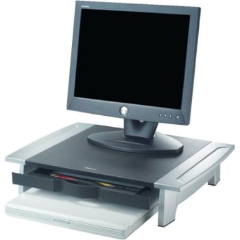 Image for Fellowes®  Office Suites Small Monitor Riser, Black/Silver from HD Supply