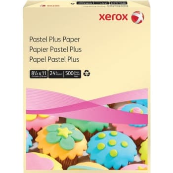 Xerox® Multipurpose Pastel Plus Ivory Paper, 8-1/2" x 11", Package Of 500