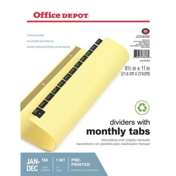 Image for Office Depot® Preprinted Tab Dividers from HD Supply
