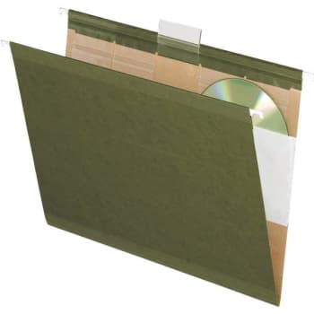 Image for Pendaflex Ready-Tab Reinforced Hanging Folders, Letter Size, Green, Box Of 25 from HD Supply