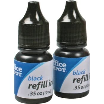 Image for Office Depot® Brand Pre-Ink Refill Ink, Black, Package Of 2 from HD Supply
