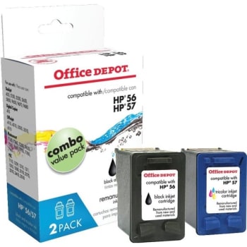 Image for Office Depot® 56-57 / HP 56/57 Remanufactured Ink Cartridges, Package Of 2 from HD Supply
