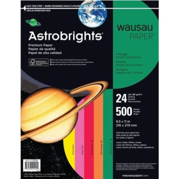 Image for Wausau® Astrobrights® Bright Color Paper, 8-1/2 x 11", Package Of 500 from HD Supply