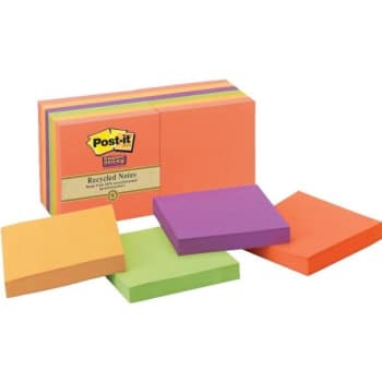 Image for Post-It® Notes, Farmer's Market Collection, 3" X 3", Super Sticky, Package Of 12 from HD Supply