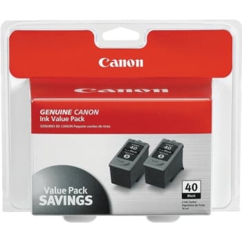 Image for Canon PG-40 / 0615B013 ChromaLife 100 Ink Cartridges, Black, Pack Of 2 from HD Supply