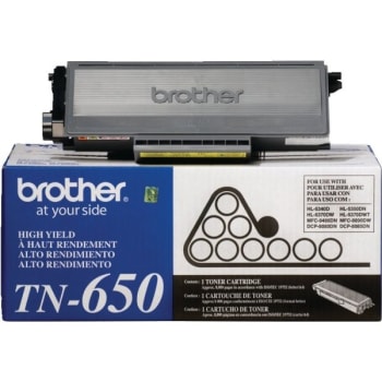 Image for Brother® TN-650 High-Yield Toner Cartridge, Black from HD Supply