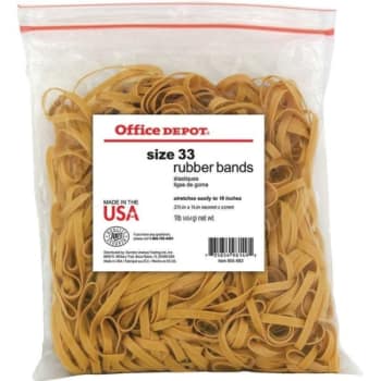 Image for Office Depot® Rubber Bands #64, 1 Pound Bag from HD Supply