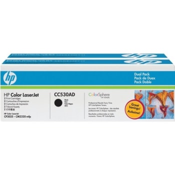 Image for HP 304A / CC530A Toner Cartridges, Black, Package Of 2 from HD Supply