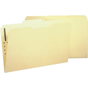 Image for Smead® Manila Reinforced Tab Fastener Folders, Legal Size, Box Of 50 from HD Supply