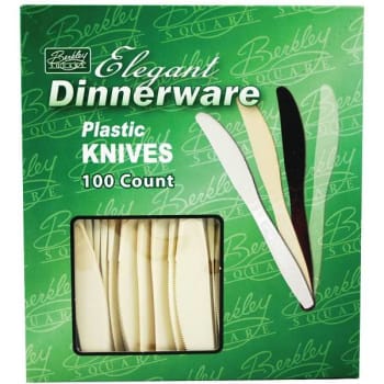 Image for Almond Heavy Weight Polystyrene Boxed Knife (10-Case) from HD Supply