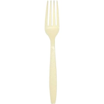 Image for Almond Heavy Weight Polystyrene Bulk Fork (1000-Case) from HD Supply