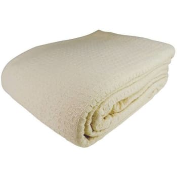Image for Ganesh Mills 90 In. X 90 In. Beige Queen Jaipur Blanket (6-Case) from HD Supply