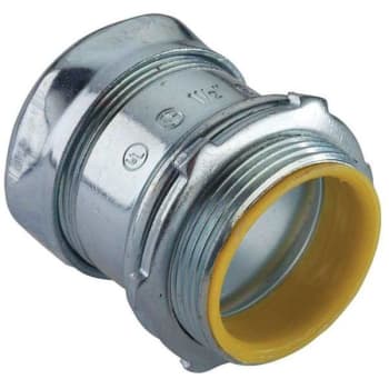 Image for Halex 3/4 In. Electrical Metallic Tube Compression Connectors With Insulated Throats (3-Pack) from HD Supply
