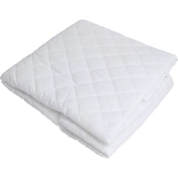 Image for 60 In. X 80 In. X 14 In. White Queen Quilted Mattress Pad (12-Case) from HD Supply