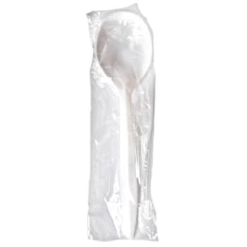 Image for Berk White Medium Weight Polypropylene Wrapped Soup Spoon (1000-Case) from HD Supply