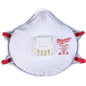 Image for Milwaukee N95 Professional Multi-Purpose Valved Respirator With Gasket (10-Pack) from HD Supply