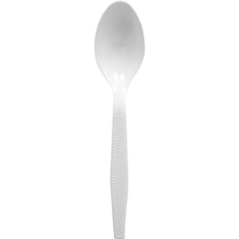 Image for Primesource White Polystyrene Heavy-Weight Teaspoon (1000-Case) from HD Supply