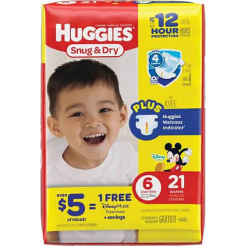 Image for Kimberly-Clark Huggies Size 6 Xx-Large Diapers (21-Pack) from HD Supply