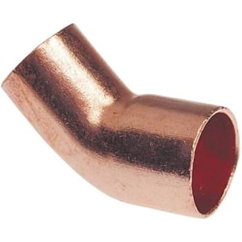 Image for Everbilt 1 In. Copper Pressure 45-Degree Fitting X Cup Street Elbow from HD Supply