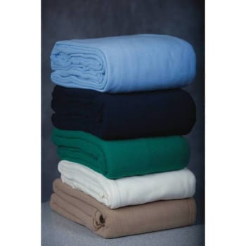 Image for Ganesh Mills 80 In. X 90 In. Desert Tan Full Fleece Blanket (4-Case) from HD Supply