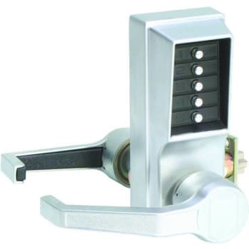 Image for L1000 Right Hand No Key Overide Cylindrical Lock W/ Lever (Satin Chrome) from HD Supply