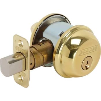 Image for Schlage Deadbolt (Polished Brass) from HD Supply