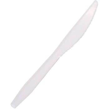 Image for Primesource White Medium Weight Polypropylene Wrapped Knife (1000-Case) from HD Supply