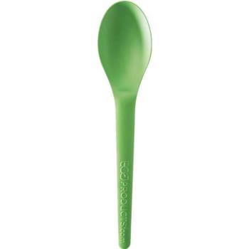 Image for Eco-Products 6 in. Plant Ware Compostable Green Plastic Spoon (1000-Case) from HD Supply