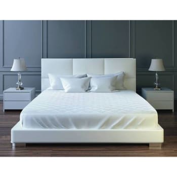 Image for 54 In. X 80 In. X 15 In. White Quilted Waterproof Full Mattress Pad (8-Case) from HD Supply
