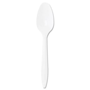 Image for Dart Container Medium Weight Teaspoons, 5-7/8 In., Polypropylene - White (1000/Case) from HD Supply