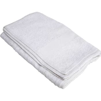Image for Ganesh Mills 22 In. X 44 In. White Cotton Bath Towel from HD Supply
