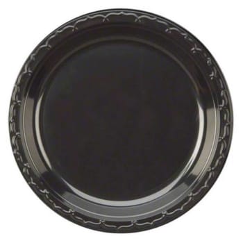 Image for Genpak Silhouette Plate Plastic Black 10.25 from HD Supply