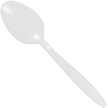 Image for Max Packaging White Medium Weight Styrene Bulk Spoons from HD Supply