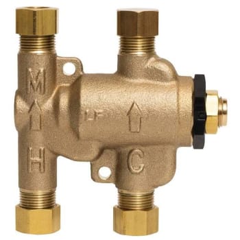 Watts 3/8" Lead Free Thermostatic Mixing Valve