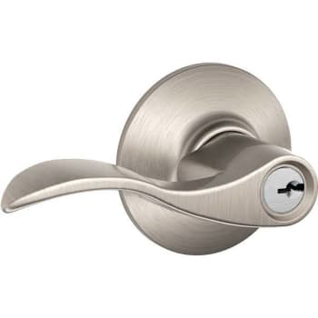 Image for Schlage Accent Entry Leversest (Satin Nickel) from HD Supply