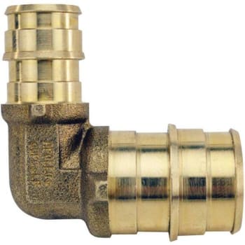Image for Apollo 1/2" X 3/4", Brass, PEX-A Expansion Barb Reducing 90-Deg. Elbow from HD Supply