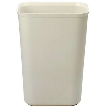 Image for Rubbermaid Commercial 10 Gal. Rectangular Fire-Resistant Trash Can (Beige) from HD Supply