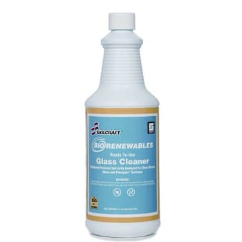 Skilcraft® Ready To Use Glass Cleaner With Trigger Sprayer, 32 Oz, Case Of 12