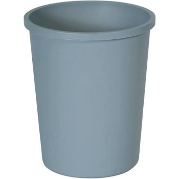 Image for Rubbermaid Commercial 11 Gal. Untouchable Round Trash Can (Gray) from HD Supply