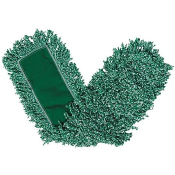 Image for Rubbermaid Commercial 36 In. Green Microfiber Loop Dust Mop Head from HD Supply