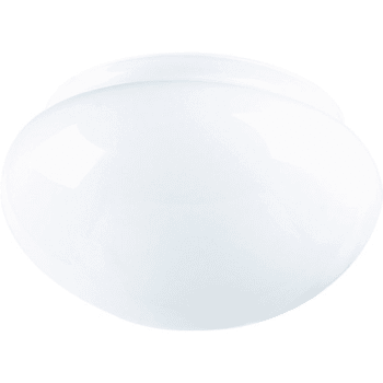 White Mushroom Glass Lens 8" Fitter Package Of 4