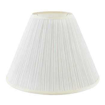 Round Mushroom Pleated Lamp Shade 7 X 17 X 12-1/2" Parchment Pack Of 6