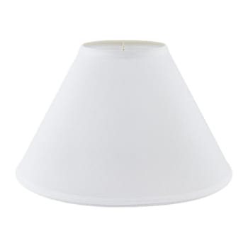 Round Hardback Linen Lamp Shade 6 X 16 X 10-1/2" White Pack Of 6