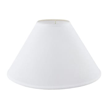 Round Hardback Linen Lamp Shade 6 X18 X 11-1/2" White Pack Of 6