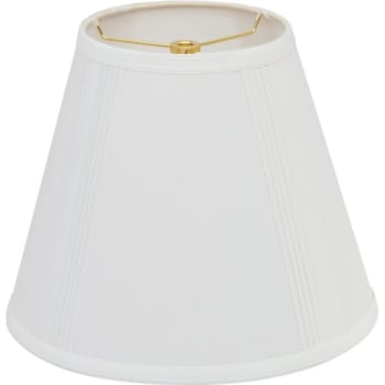 Round French Drape Lamp Shade 6 x 11 x 9" Cream Pack of 6