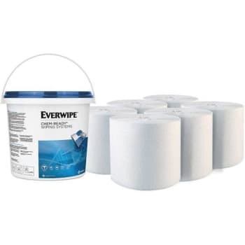 Image for Everwipe Dry Wipe W/ One Dispenser Bucket For All Purpose Cleaner (90-Count Wipes) from HD Supply