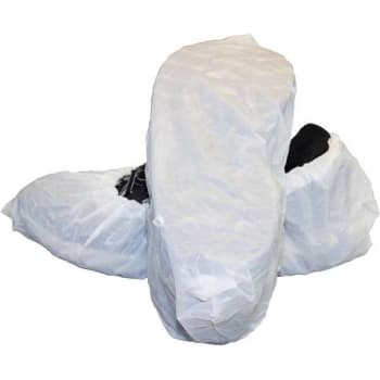 The Safety Zone Cast Polyethylene Shoe Cover (White) (300-Case)