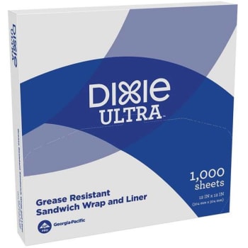 Image for Dixie Ultra 12 In. X 12  In. White Grease Resistant Foodwraps (5000-Case) from HD Supply