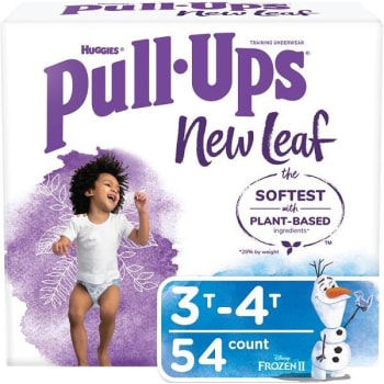 Huggies Pull-Ups New Leaf 3t - 4t Boys' Potty Training Pants (54-Case)
